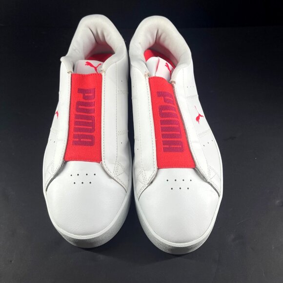 Puma Womens Slip-On Sneakers White/Red/Pink Size 10 - Picture 6 of 10
